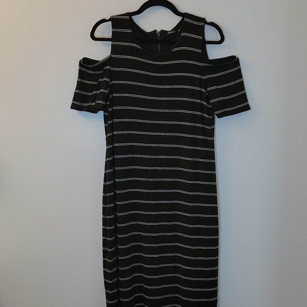 Reitman's Horizontal Striped Midi Dress